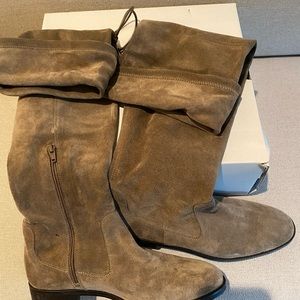 Suede Over Knee Boots 10